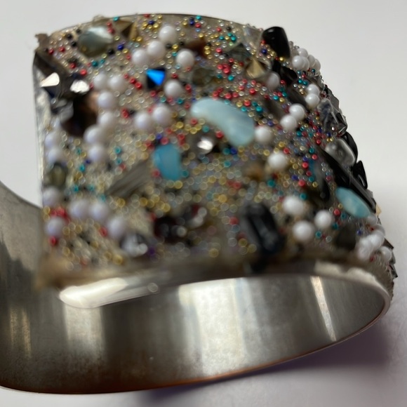 Hand bracelet with colorful stones. - Picture 3 of 7